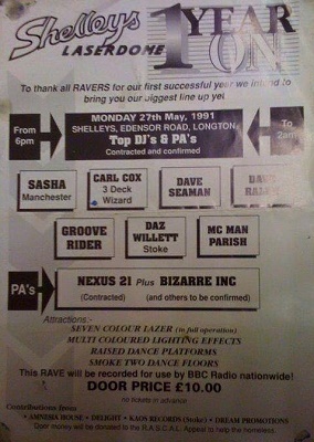 shelleys 1st birthday flyer